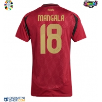 Ženski Nogometni dresi Belgija Orel Mangala #18 Domači EP 2024 Kratek Rokav